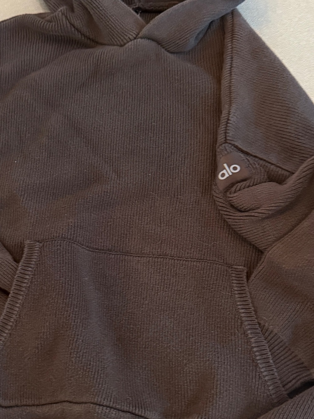 ALO Yoga Hoodie Scholar Hooded Sweater
Oversized Hoodie Brown Espresso M/L - Picture 10 of 10